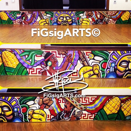 Tattoos - Mayan Inspired Mural - 100360